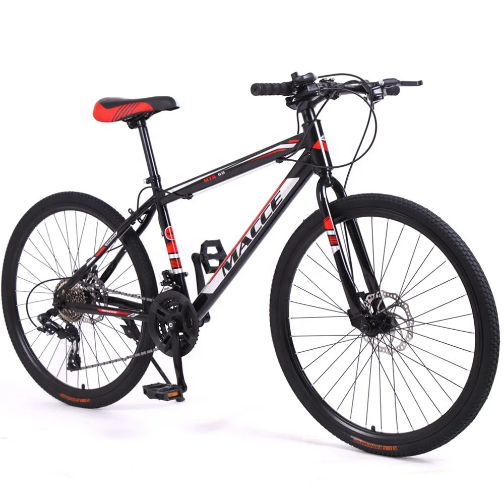 Quick Delivery Trekking Mountainbike Flatland Cycling Carbon Fiber Steel Bike Disc Brake Bicicleta 24 26 Inch Mountain Bicycle