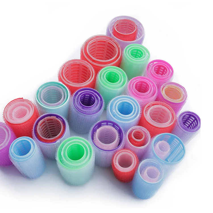 Custom Packaging Fashion Hair Roller Plastic Hair Accessories Tools Hairdressing Curlers Hair Curlers Rollers