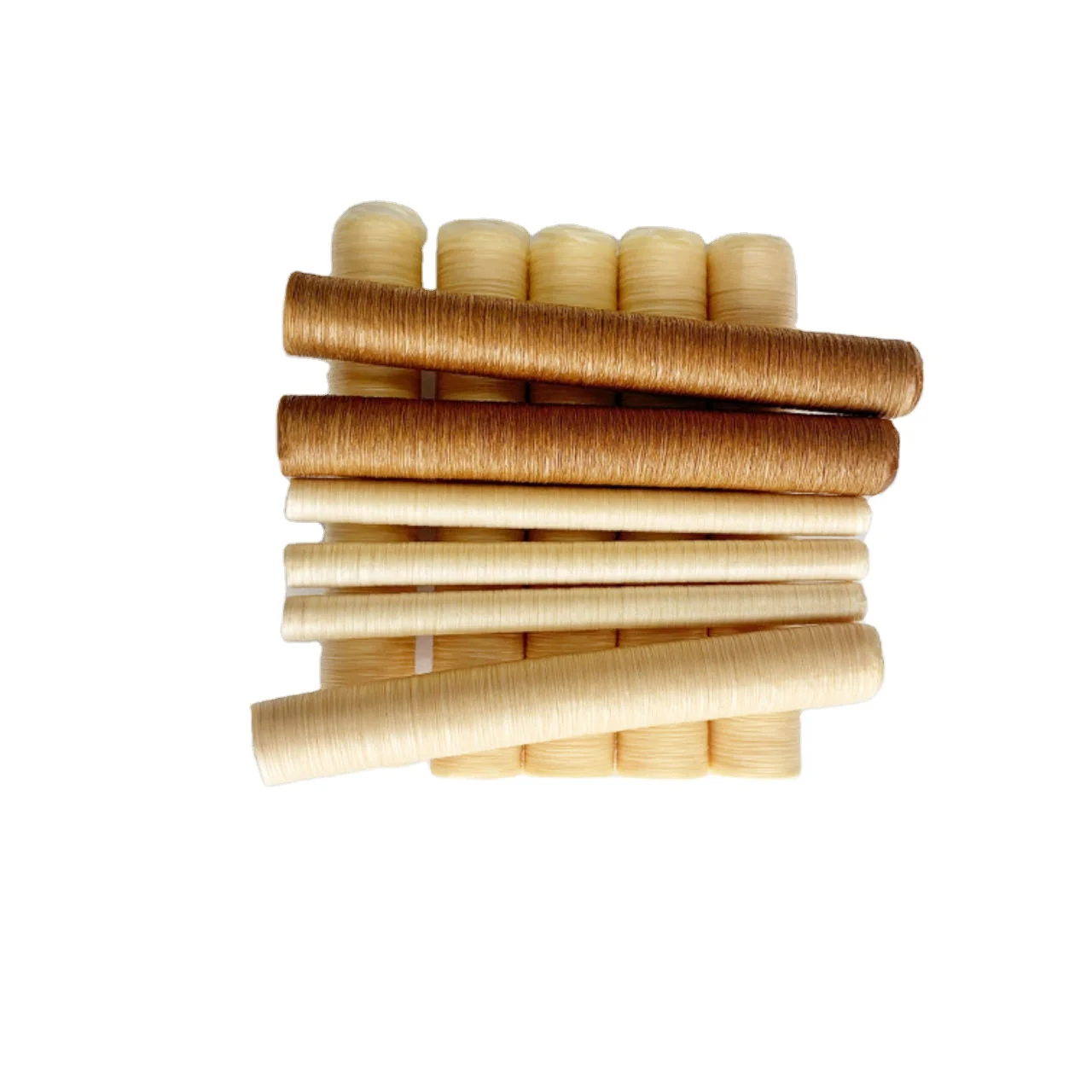 Cooked Smoked ARTIFICIAL GUTS Sleeve Stretch Film Clear Edible Collagen Sausage Casing Artificial