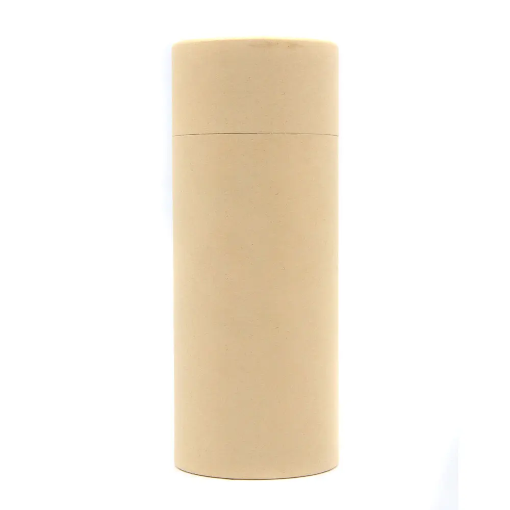 Cosmetic Packaging 10ml 15ml 20ml 30ml 50ml 100ml Recycled Cardboard White Brown Black Paper Tube