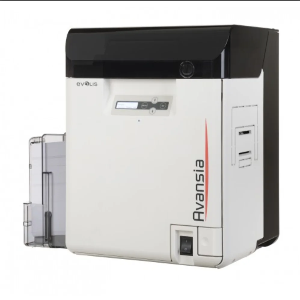 Evolis Avansia Dual-sided photo ID card printer USB Ethernet 600 dpi