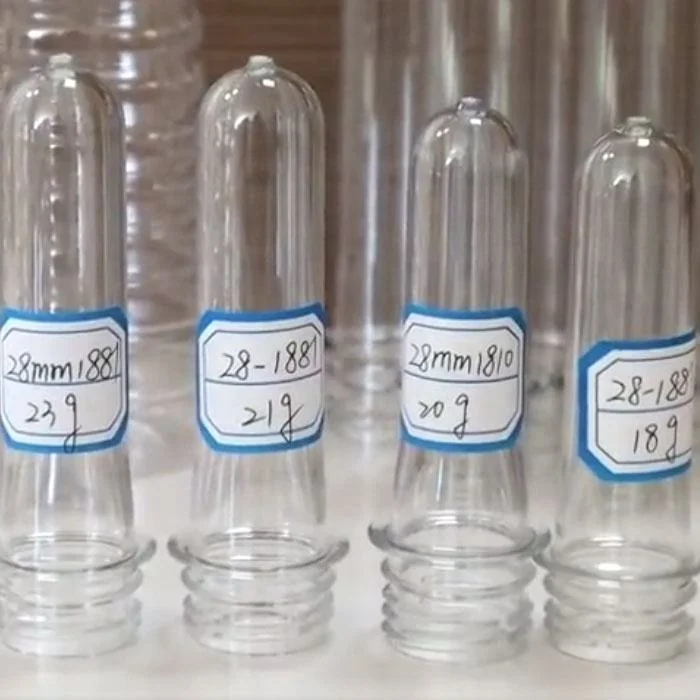 Custom size plastic transparent 1881 pet preform 28mm pco 1810 preform for making bottle water