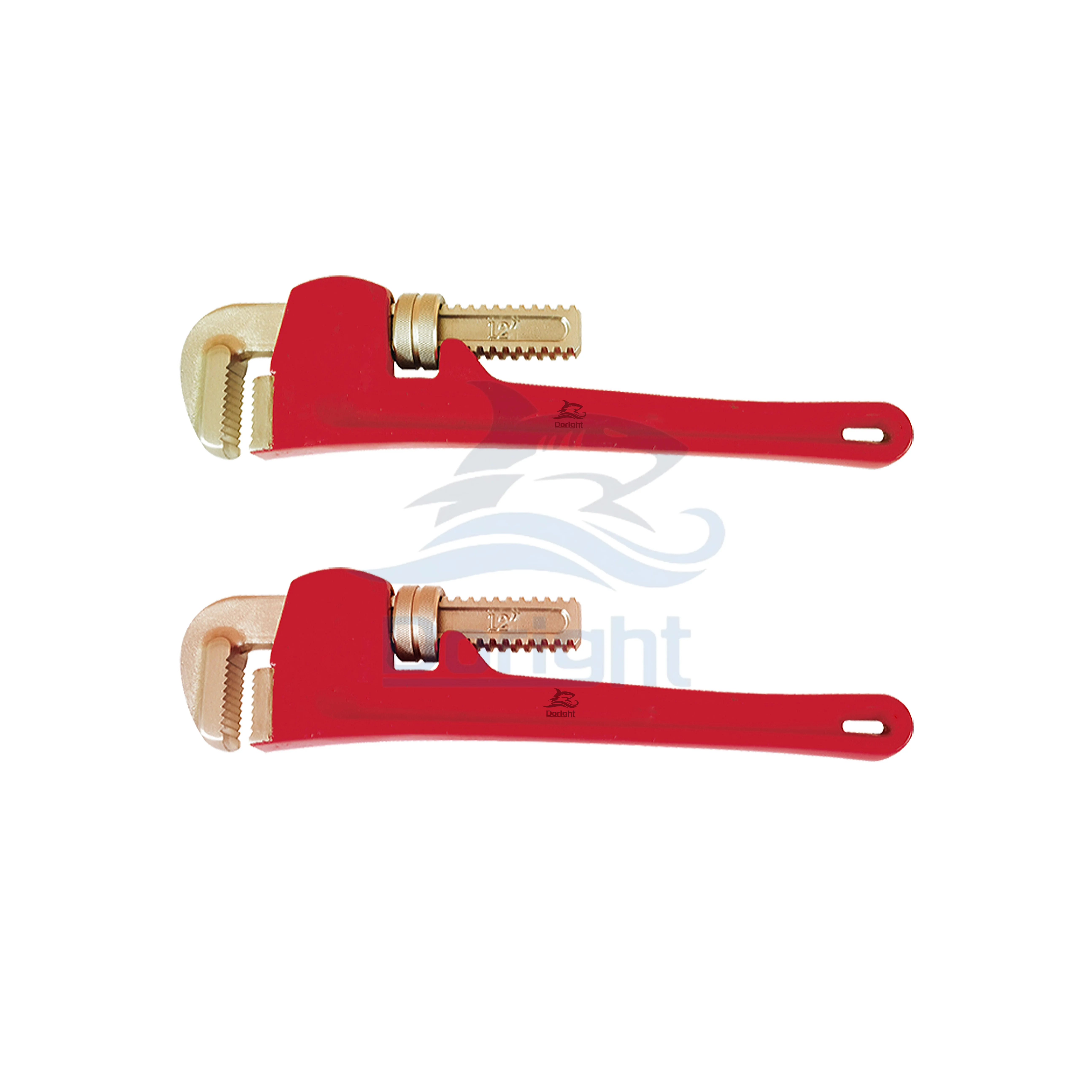 Doright Beryllium Copper Alloy Aluminum Bronze Non Sparking Pipe Wrench American Type