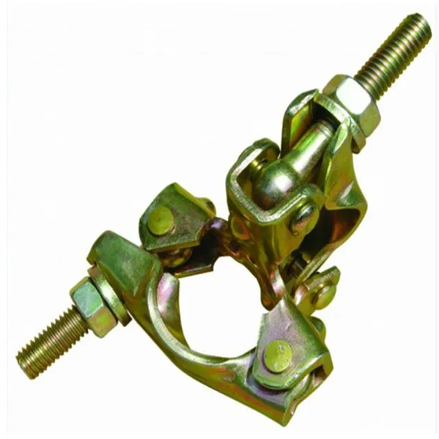 Scaffolding Pipe Thread Rolling Machine Double Coupler Load Capacity Scaffold Clams