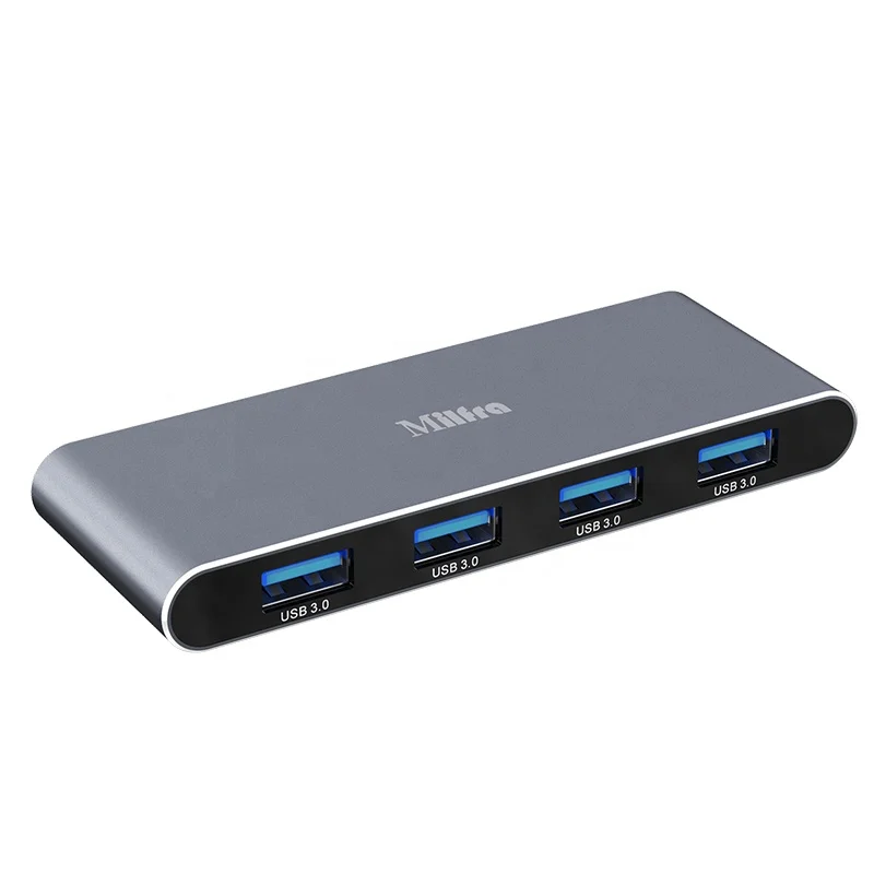 Milfra  Docking Station Type C To Usb 3.0 Hub 4-port Usb 2.0 Data Hub