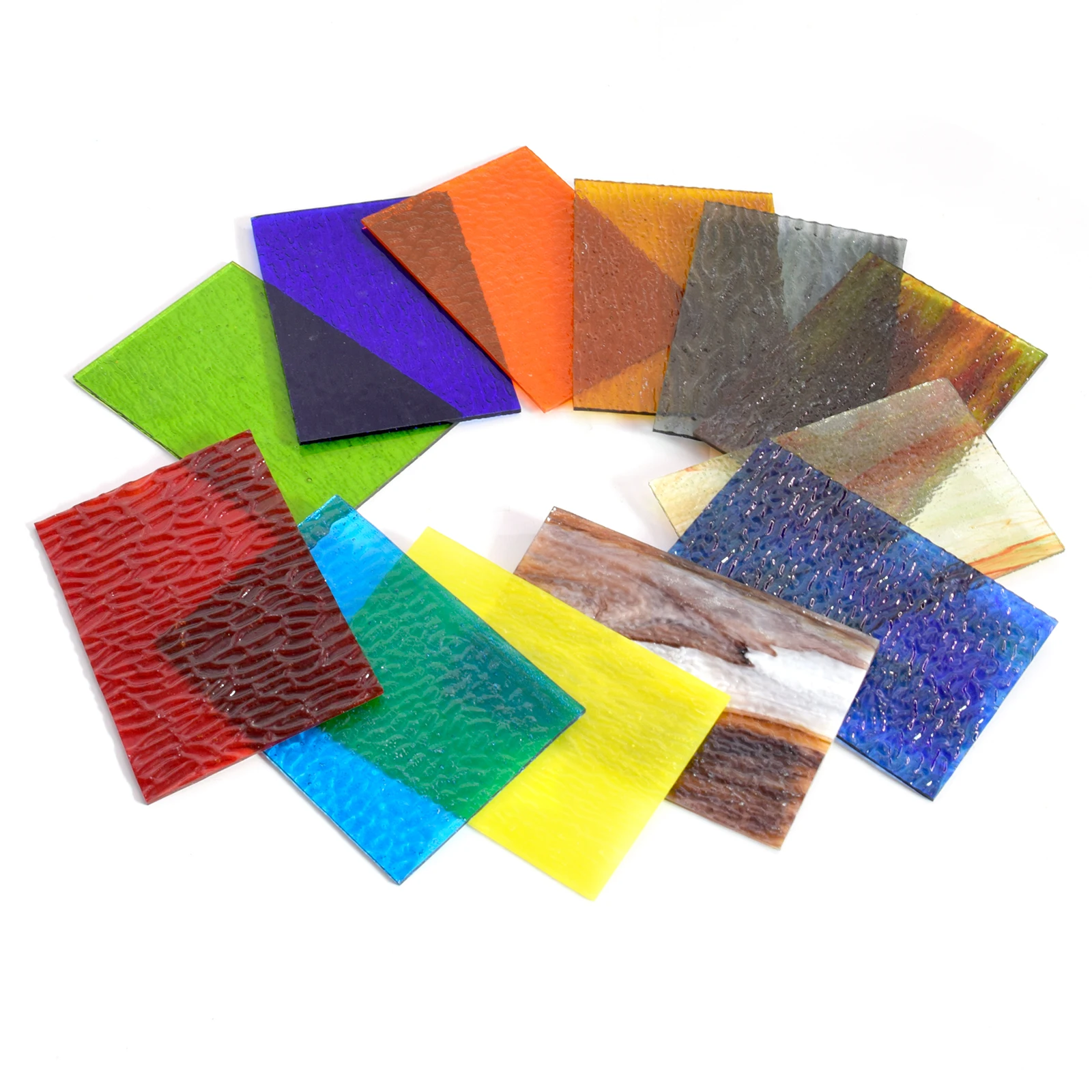 Прозрачное художественное витражное сырье оптовая продажа Цветной Оттенок украшение окон стекляный лист