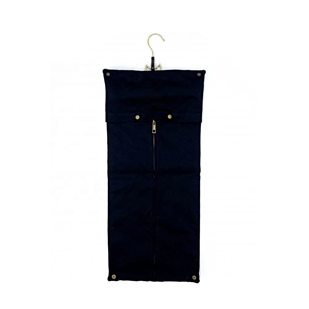 Custom Logo High Quality PVC Storage Bag for Hairpiece Low MOQ Hair Extension Storage Bag Packaging With Wooden Hair Hanger