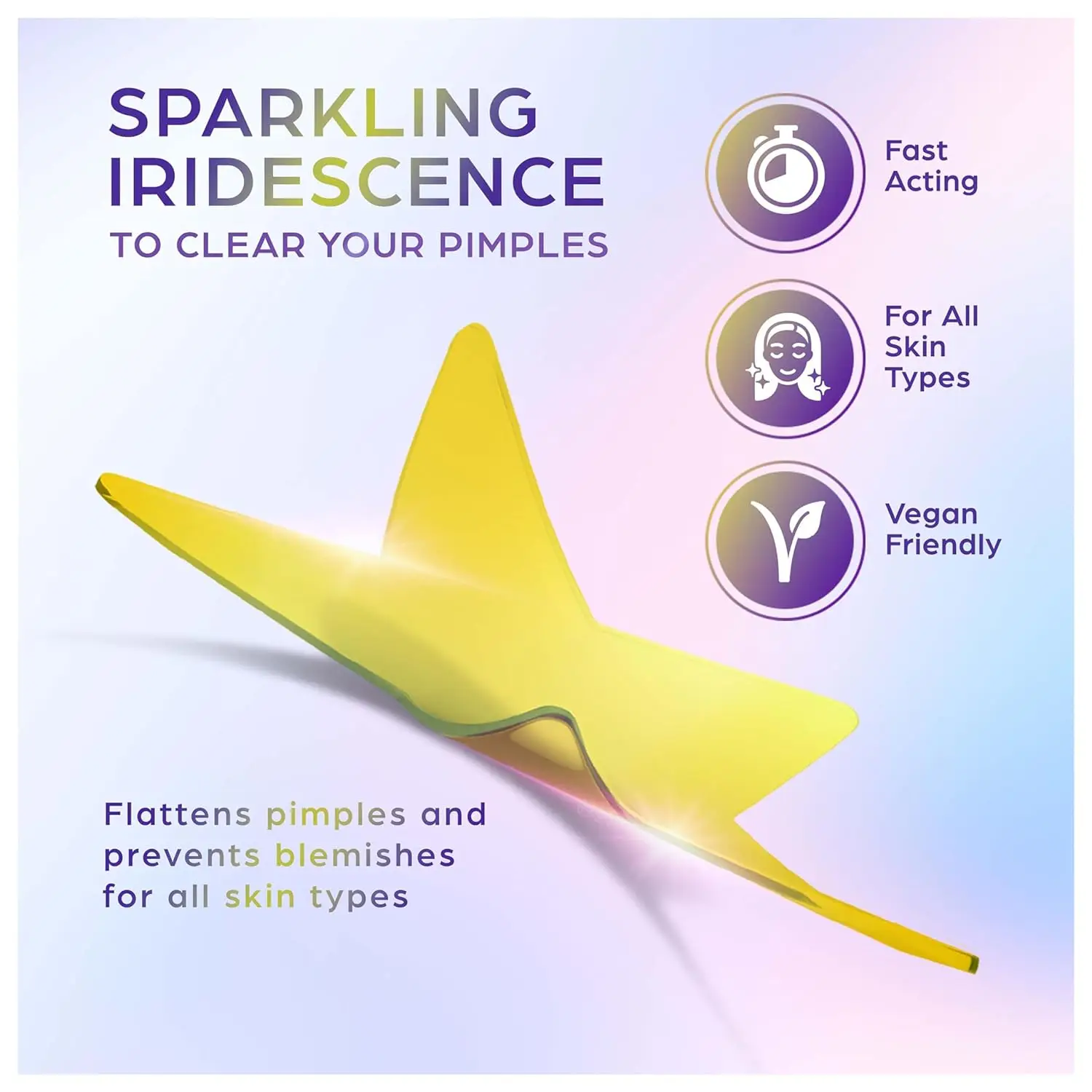 factory OEM hydrocolloid acne pimple patch zits blemishes whitehead remover fast cure acne patch star shape