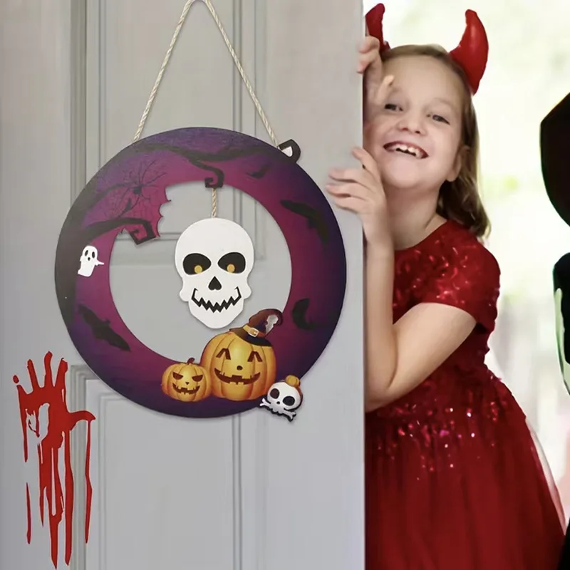 Wooden Crafts Diy Wooden Craft 3d Halloween Decorations Halloween Wood Hanging Signs Customized