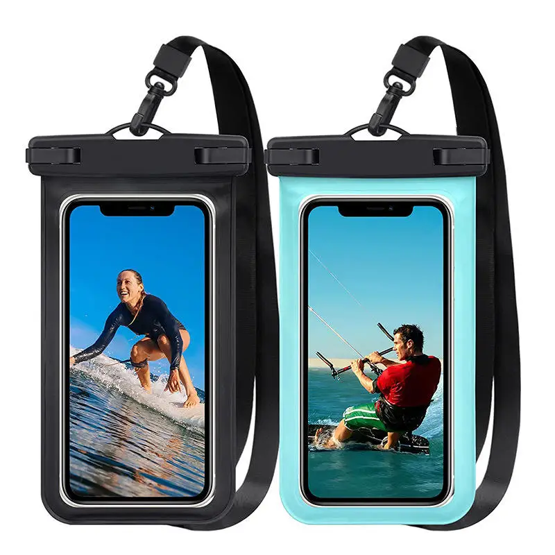 Waterproof Smartphone Bag PVC TPU ABS Mobile Phone Pouch   IPX8 Water Proof Phone Cases