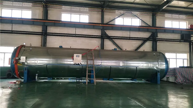 Horizontal High Pressure Steam Sterilizer For Mushroom Retort
