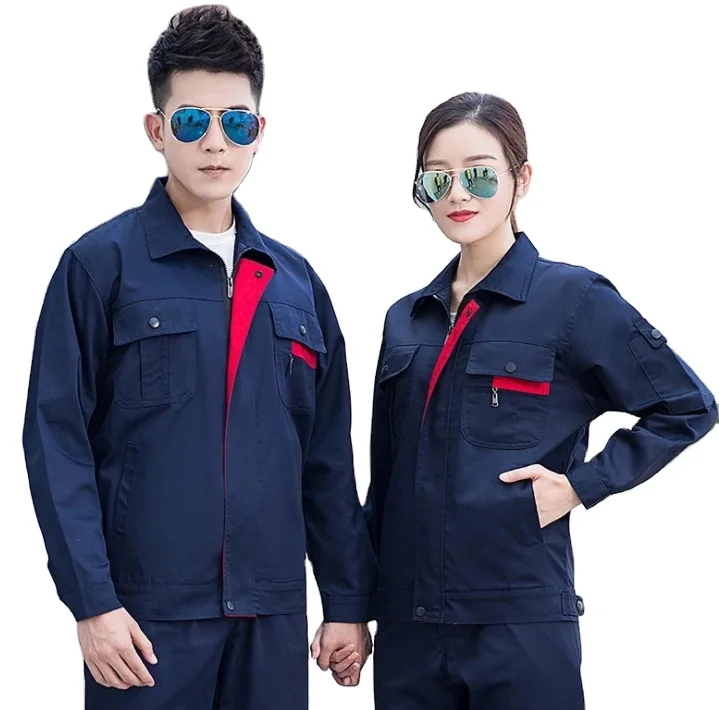 Men Women Long Sleeve Coveralls High Quality Overalls For Worker Repairman Machine  Repair Welding OEM Work Clothing
