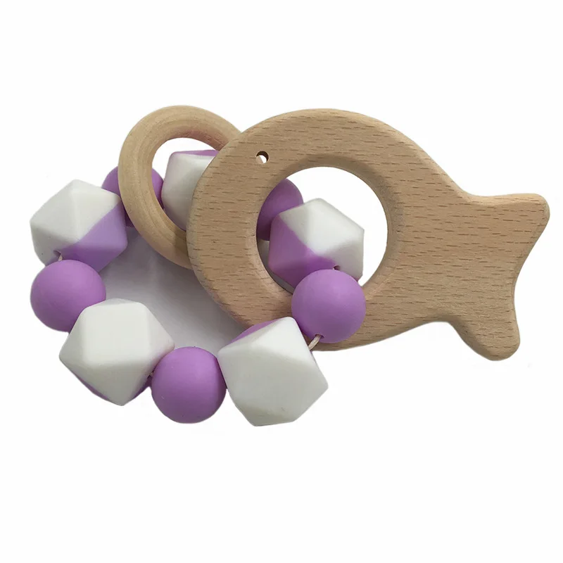 INS hot style wooden silicone baby molars for children molars chain chewing molars teether,Wholesale Safe Infant Food Grade toys