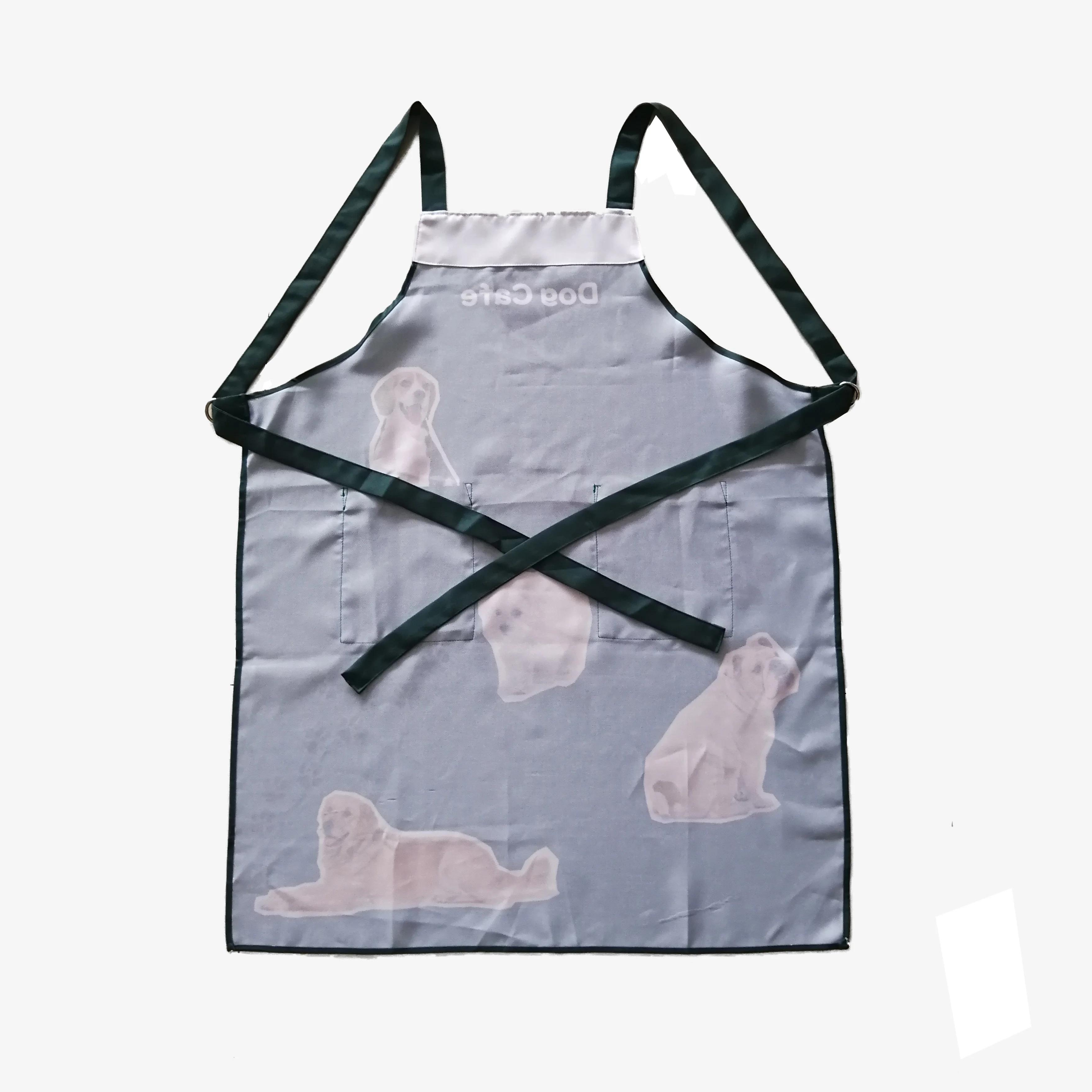 
Chinese manufacturers eco-friendly custom durable TC twill cotton fabric cooking kitchen apron 