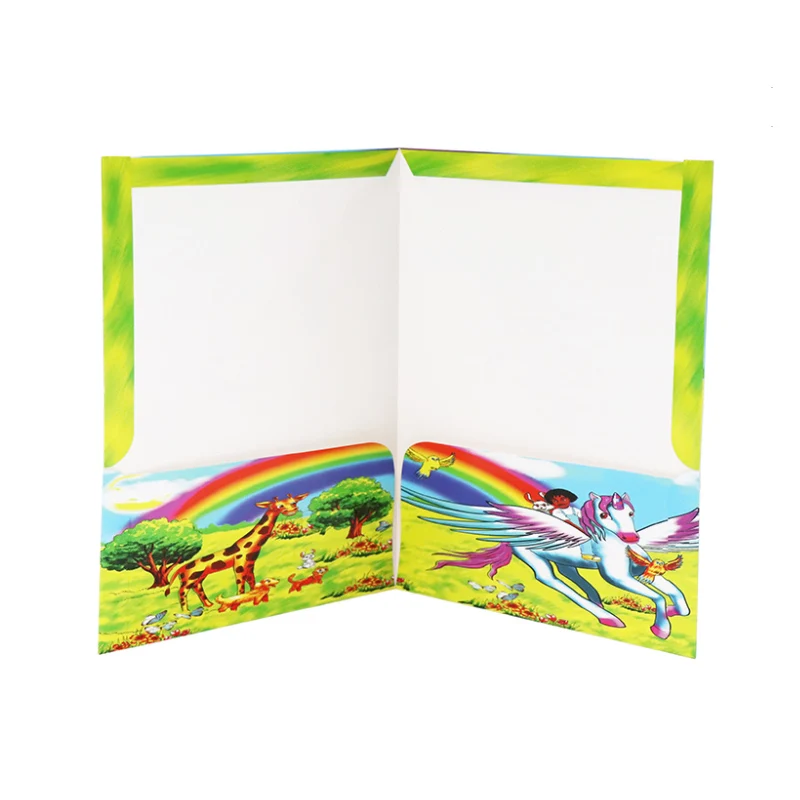 China Factory Printing A4 A5 Paper Document Presentation File Folders Custom Logo For File And Business Folders With Pockets