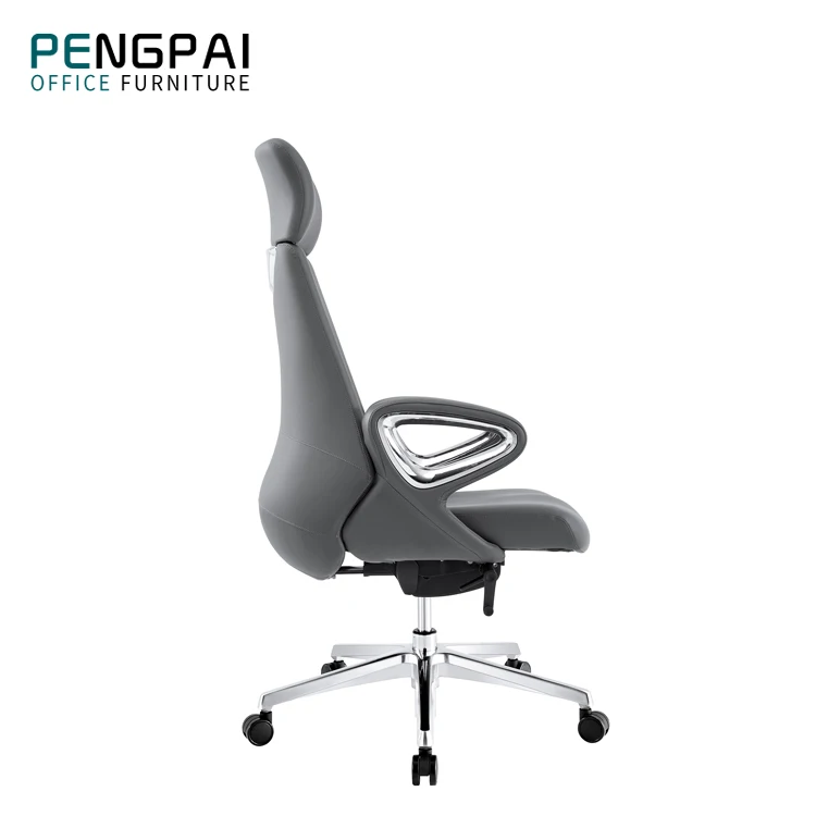 Custom luxury modern lounge swivel base high back leisure boss  Office chair