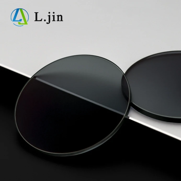 Eyewear wholesale 1.56 Index Photogrey Blue Block UV420 Anti Reflection Protection AR HMC Coating Prescription Optical Lenses
