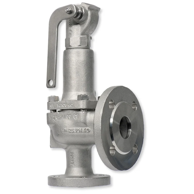 
spring loaded full lift open flanged safety valves for highly corrosive application 