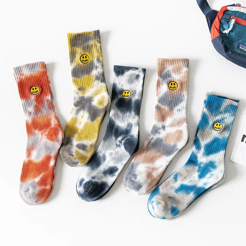 OEM Wholesale business socks Custom long fancy work  cotton  Sock