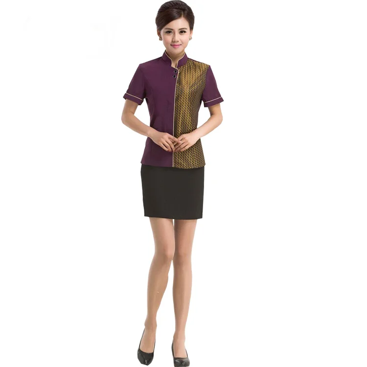 New Design Elegent Waiter and Waitress Uniforms