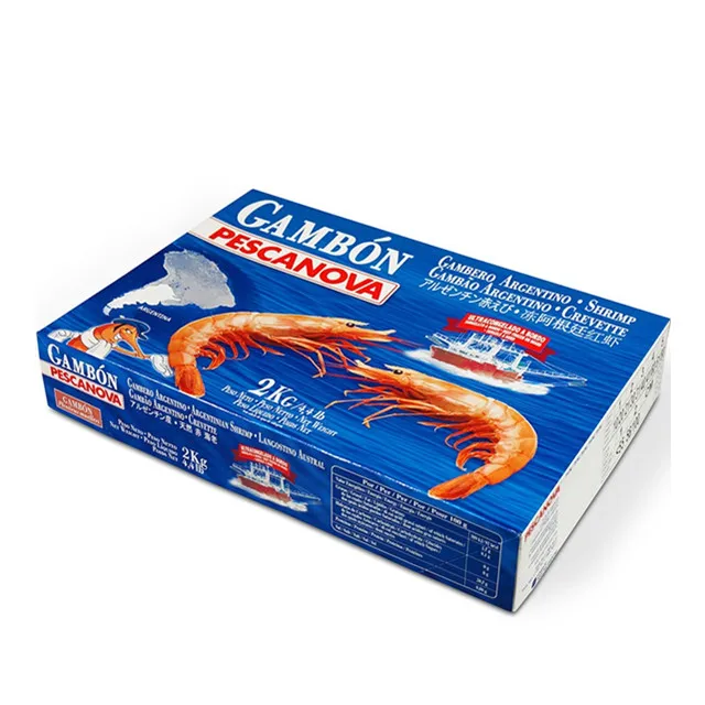 China Cheap Carton Seafood Boxes/ Frozen Shrimp Paper Boxes