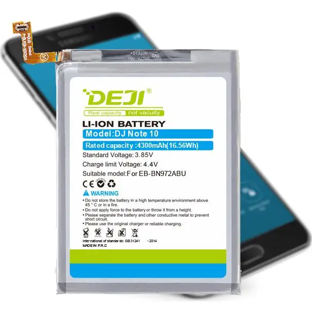 DEJI mobile batteries battery for samsung galaxy note 10 plus EB-BN972ABU
