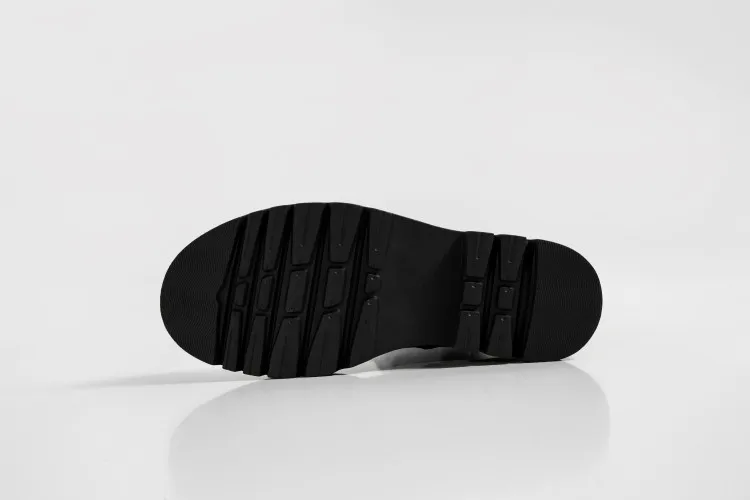 230913-2 35-43 new style over-the-knee long leather boots for knights Thick soled black thigh flat  boots for women