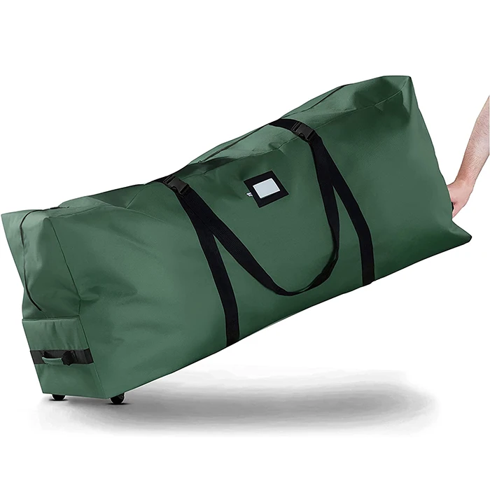 Сверхмощный 600D Оксфорд Рождественский праздник очень большой контейнер прочная молния водонепроницаемая сумка для хранения рождественской елки