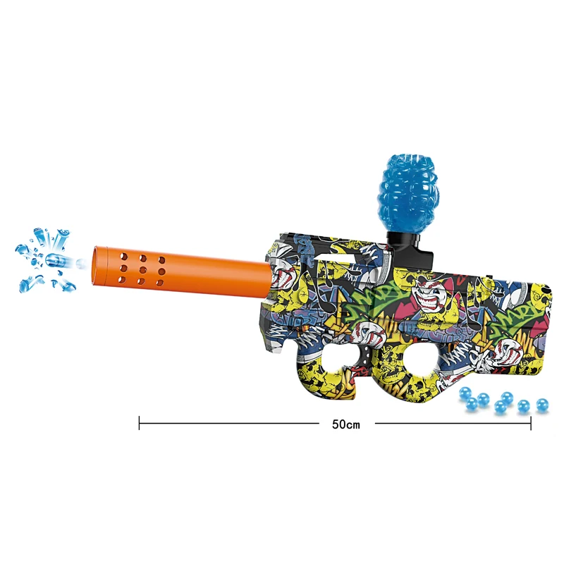 Electric Water Bullets Gel Splatter Ball Gun Blaster Guns Automatic Shooting Games Model Toy Gun