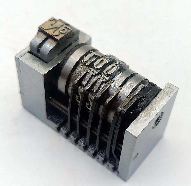 4x8 cicero letterpress Numbering machine 3digit