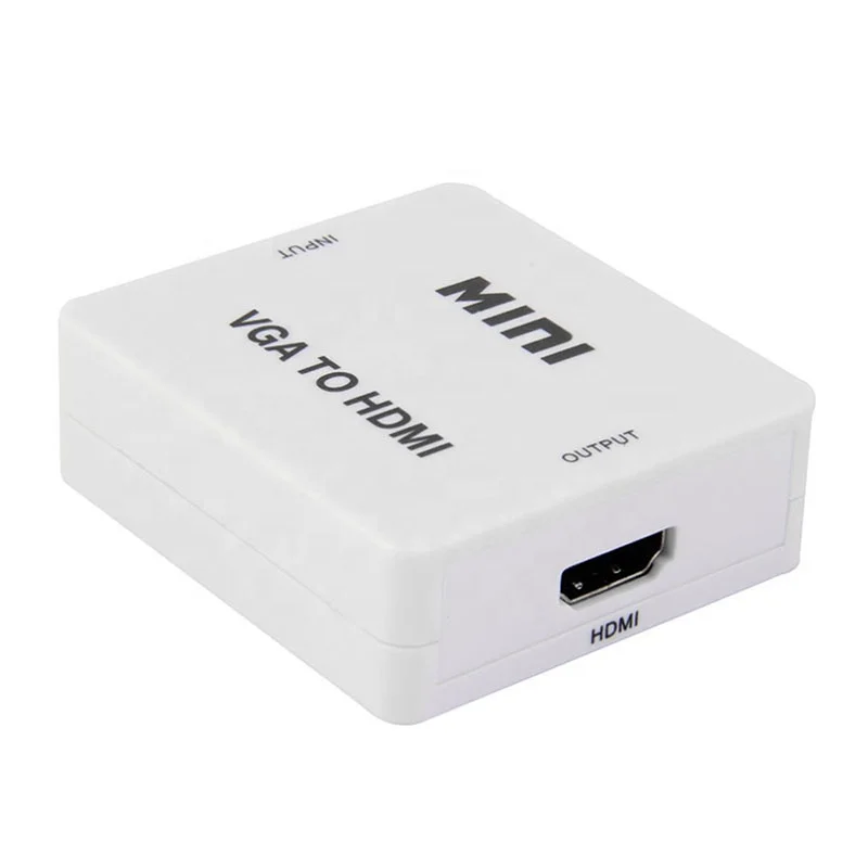  Переходник Xput Mini VGA-HDMI Female 1080P с аудио для