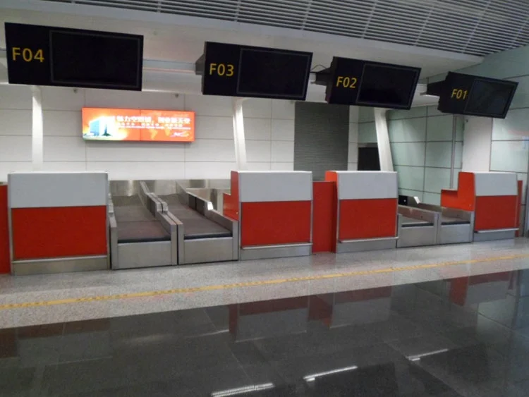 Hot Selling Aviation Equipment Airport Service Luggage Baggage Counter Desk