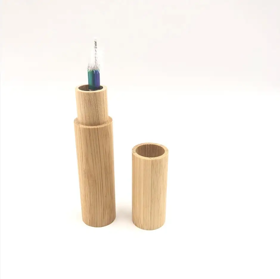 Leatchliving Portable straws bamboo wood case