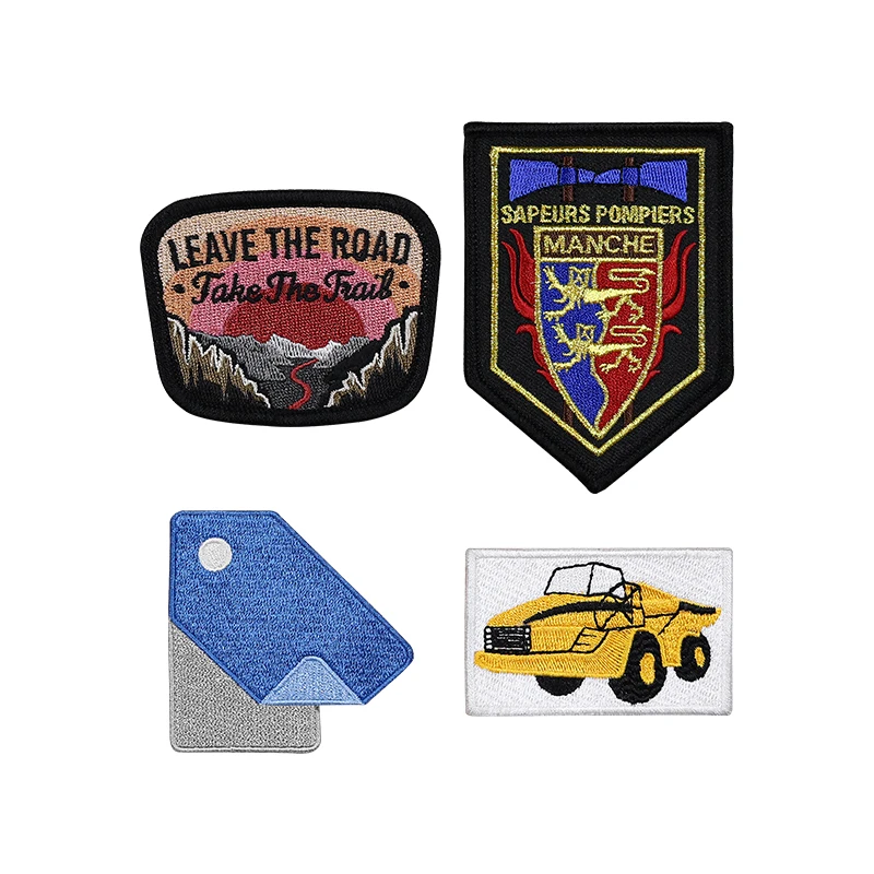 Custom LOGO Embroidery 3D Puff Brand Name Letter Custom Embroidered Patch Number Iron On Embroidery Patches