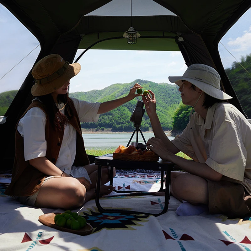 Entai New thickened waterproof sun protection 5 person camping tent tents camping outdoor waterproof large family outdoor tents