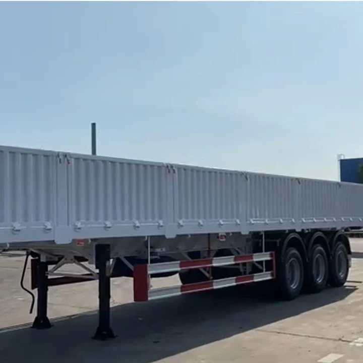 Новые транспортные Лидер продаж палец с коронной головкой 2 Ось 3 оси 40ft контейнерные перевозки бортовой полуприцеп в Индонезии