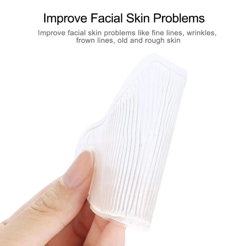 
Reusable 15-30 times 5 pcs Overnight Hypoallergenic Invisible Reusable Silicone Anti-Winkle Facial Eyes Pads For Adult 