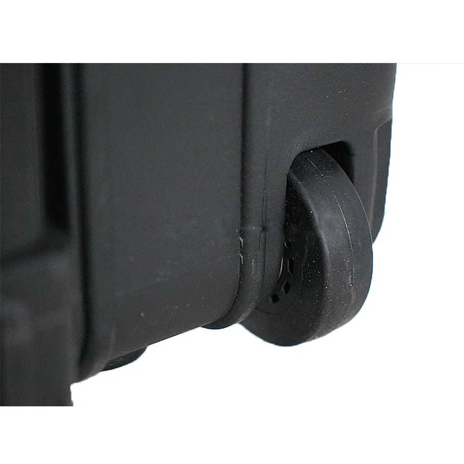 Customized  waterproof hard IP67 plastic large travel suitcase trolley rolling tool case with wheels