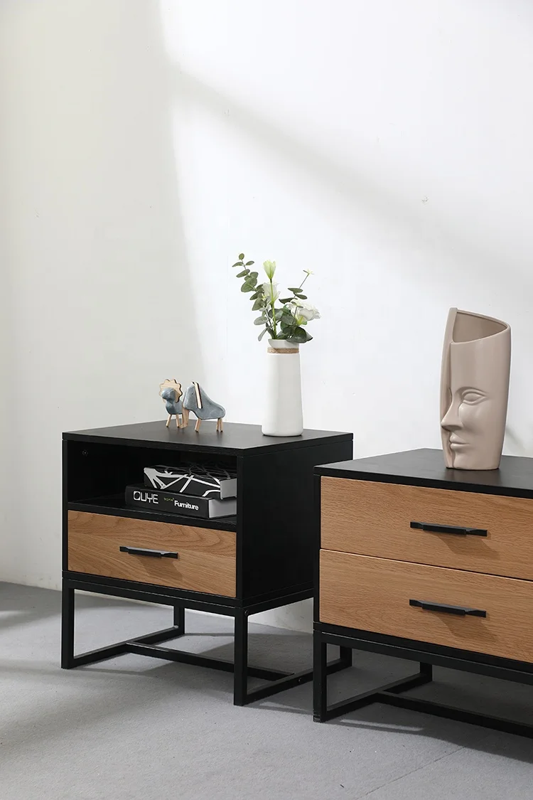 Современные итальянские столики для спальни, деревянный буфет, шкаф, ночная подставка, прикроватный столик с выдвижным ящиком