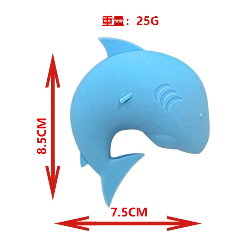 Силиконовые Игрушки для ванны, детская игрушка для ванны или бассейн, игрушки для малышей 1-3, Игрушки для ванны для мальчиков и девочек, которые плавают, поп и палочка для ванны Time-Shark