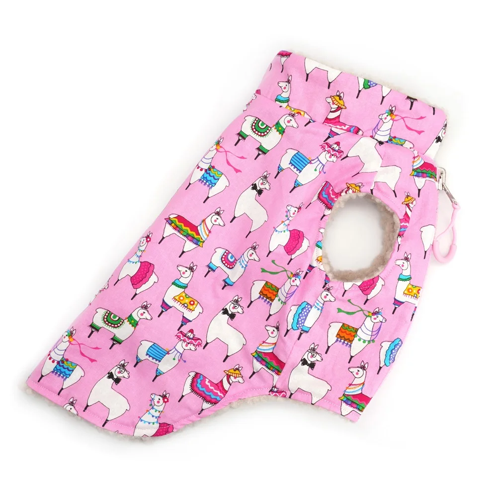 Alpaca Fleece Warm Dog Coat Pet Jackets Reversible Winter Clothing  For Small Medium Large Dogs