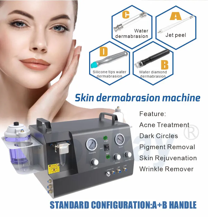 2024 4 in 1 Oxygen jet Multifunction water oxygen jetpeel oxygen jet peel facial machine