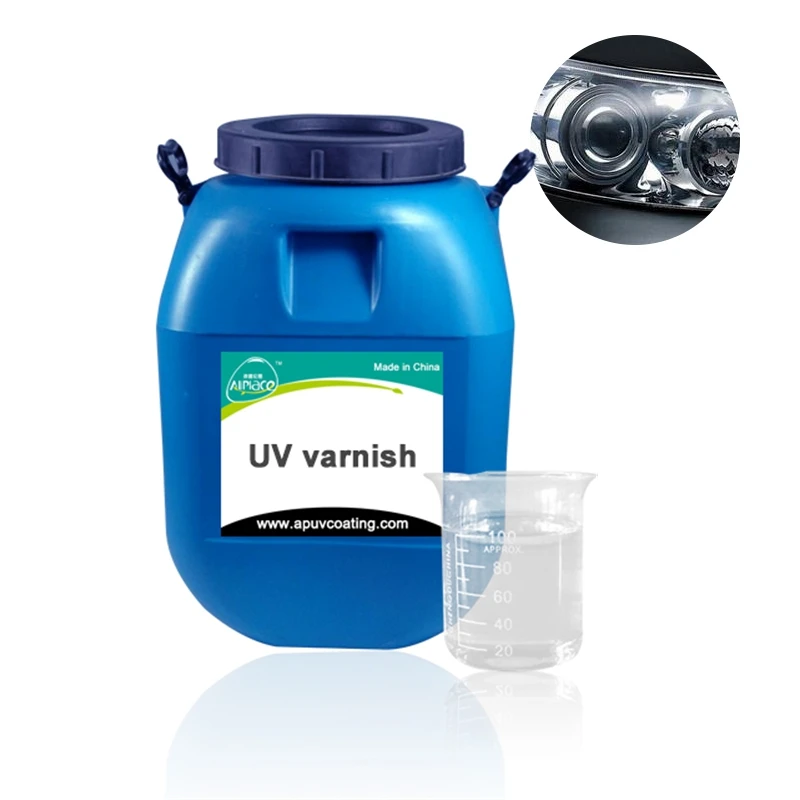 9H Hardness  uv coating Car headlight UV curable varnish coating