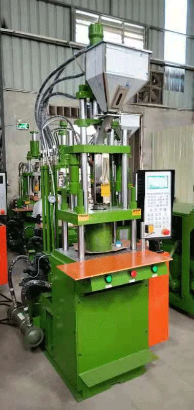 Smart Meter Super button Capacitor vertical type plastic injection molding making machine