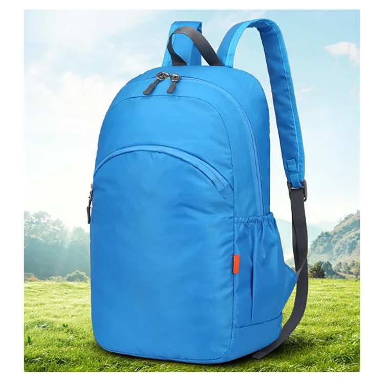 factory pink large sport outdoor tourist nylon folding backpack bag waterproof nature hiking backpack travel bagpack for men
