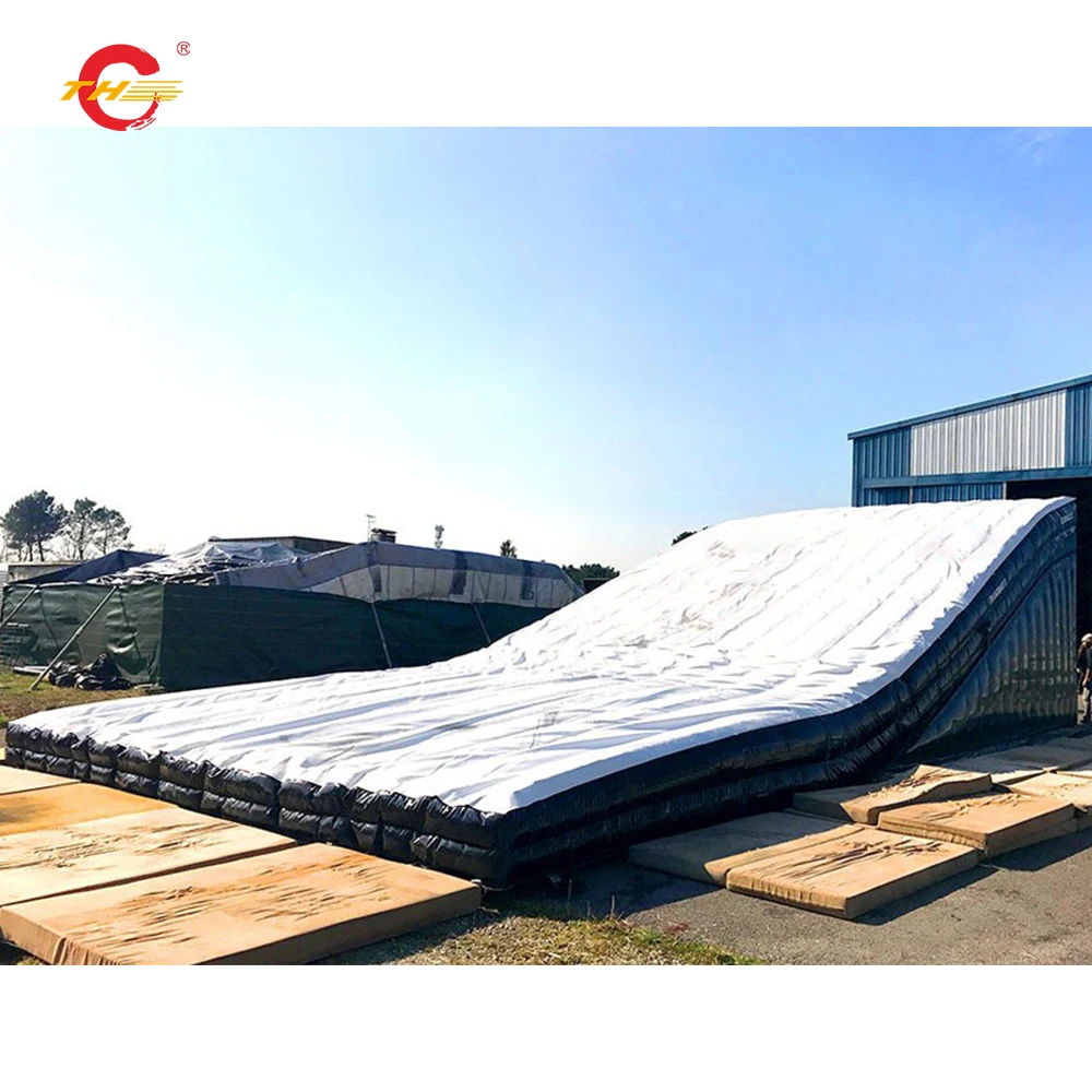 big air stunt mattress freestyle free fall jumping inflatable landing airbag for mountain bike