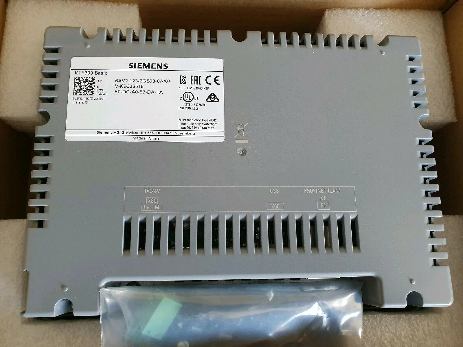 best price Comfort Panel 6AV2 123-2JB03-0AX0 SIMATIC HMI TP900 Comfort touch panel Siemens