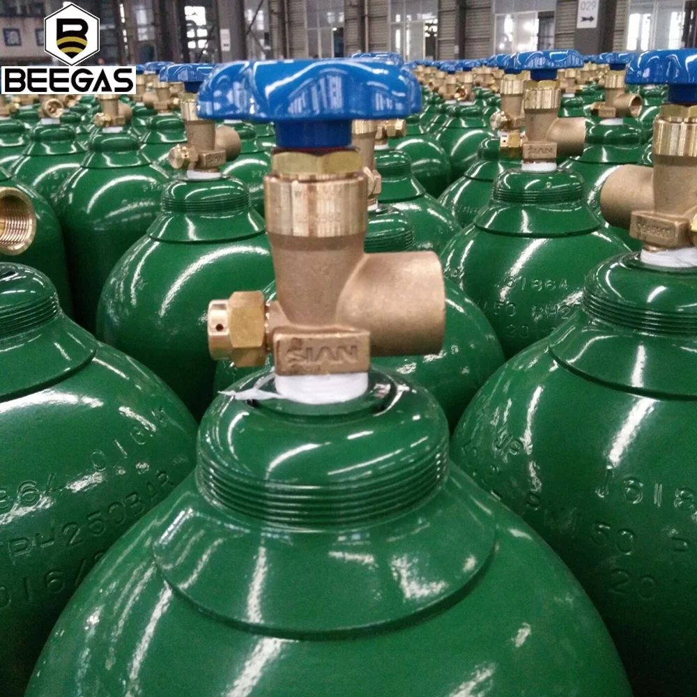 Factory 50L Argon CO2 Gas Mixture 200Bar Mix 80 Ar 20 CO2 Mixed Gas For Welding