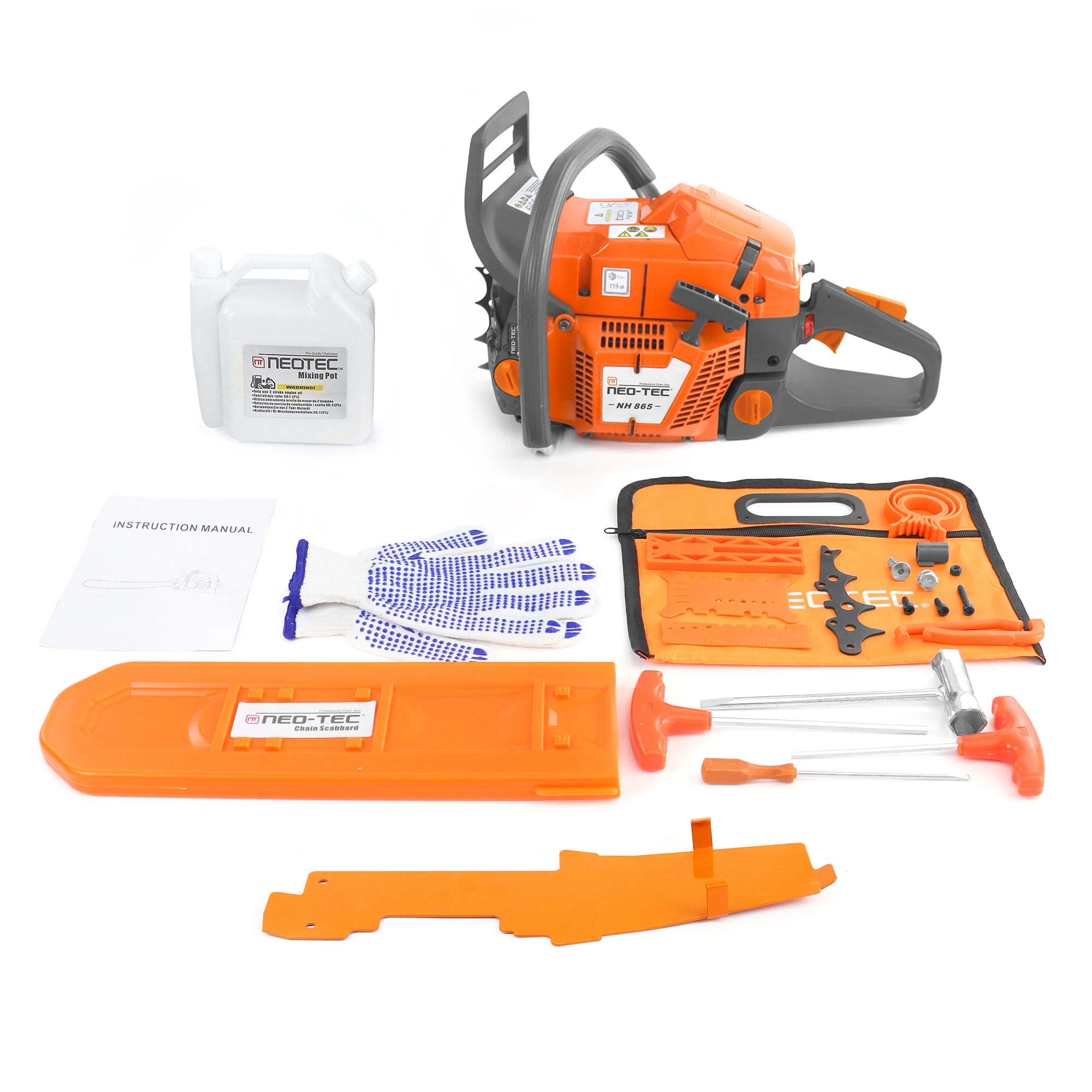 Газовая цепная пила Aogu NEO-TEC NH865 65 куб. См 4 кВт л.с. подходит для бензиновой бензопилы
