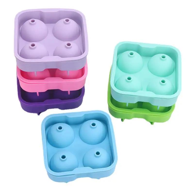 6 Hole Ice Ball Maker Silicone Ice Cube Molds ice tray